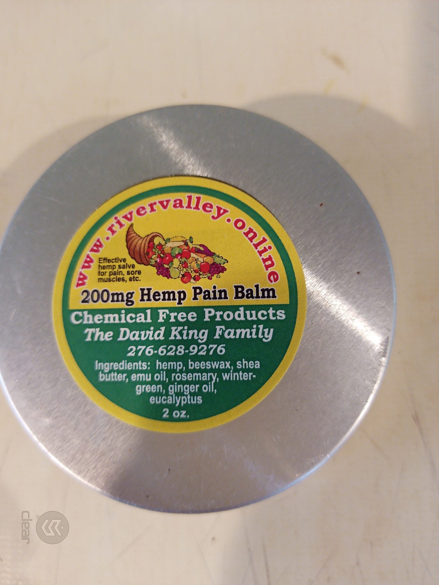 Hemp Pain Balm